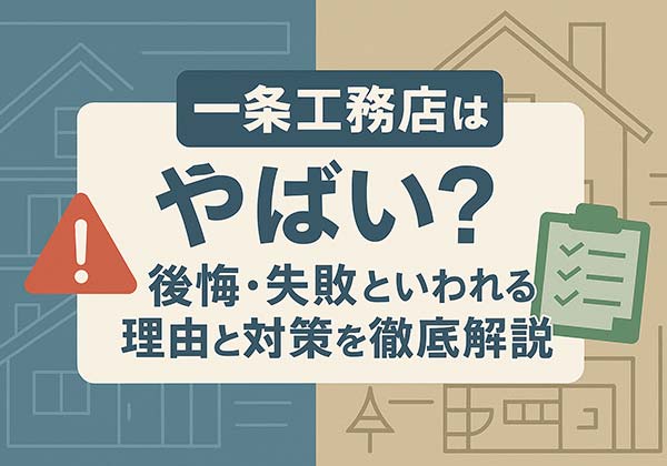 一条工務店はやばい？後悔しないために知っておくべき注意点と実例