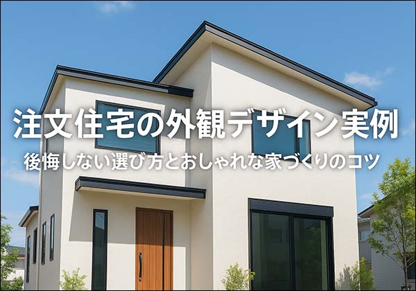 注文住宅の外観デザイン実例｜おしゃれで後悔しない家づくりのコツ