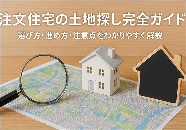 注文住宅の土地探し完全ガイド｜探し方・注意点・後悔しない選び方